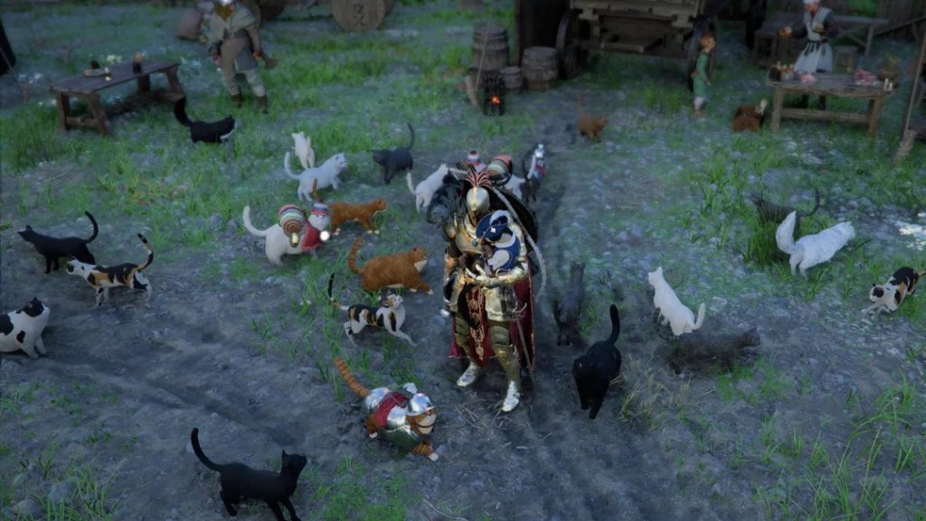 Lots of pet cats in Crimson Desert.